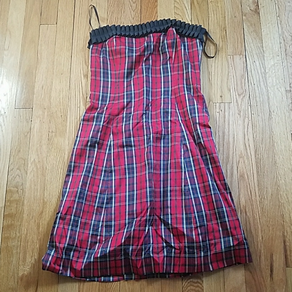 Molly B. Holiday festive tartan dress